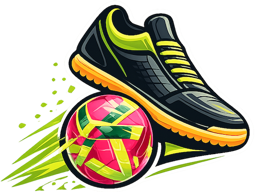 Icono de bota y balón de fútbol sala de Botas Futsal